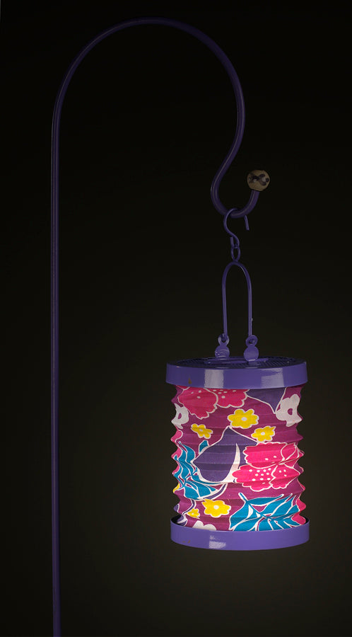 Vivid Purple Outdoor Garden Hanging Lanterns