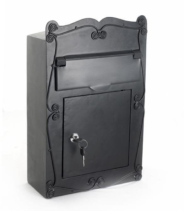 Scroll Design Wall Mounted Post Box