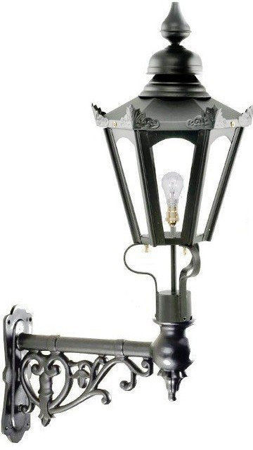 Wall mounted garden lantern light