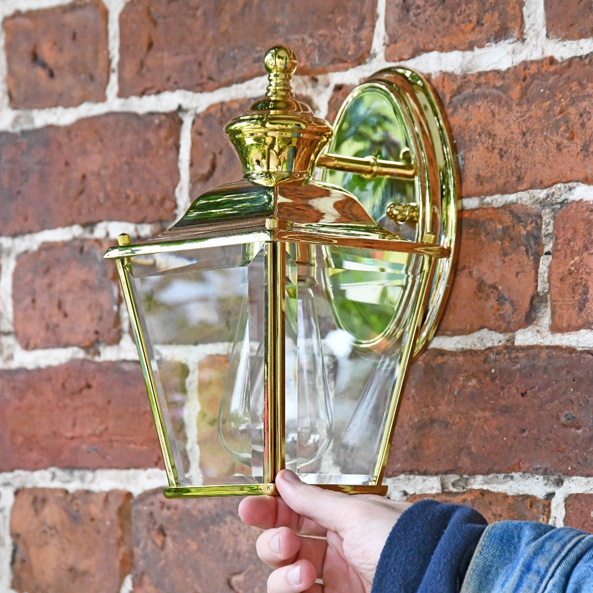 "Westcott" Polished Brass Traditional Wall Light