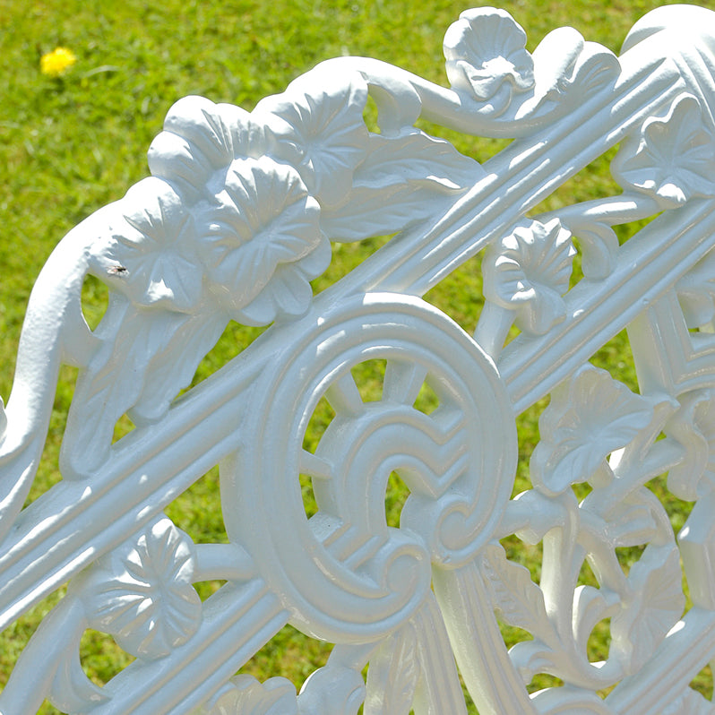 White Cast Aluminium Garden Chair