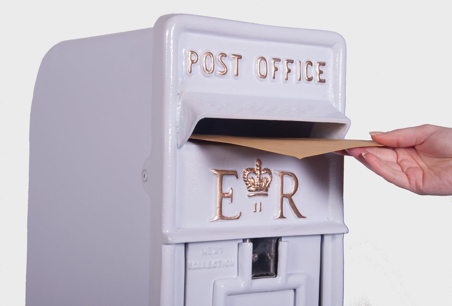 Elizabeth Regina Post Box Limited Edition White