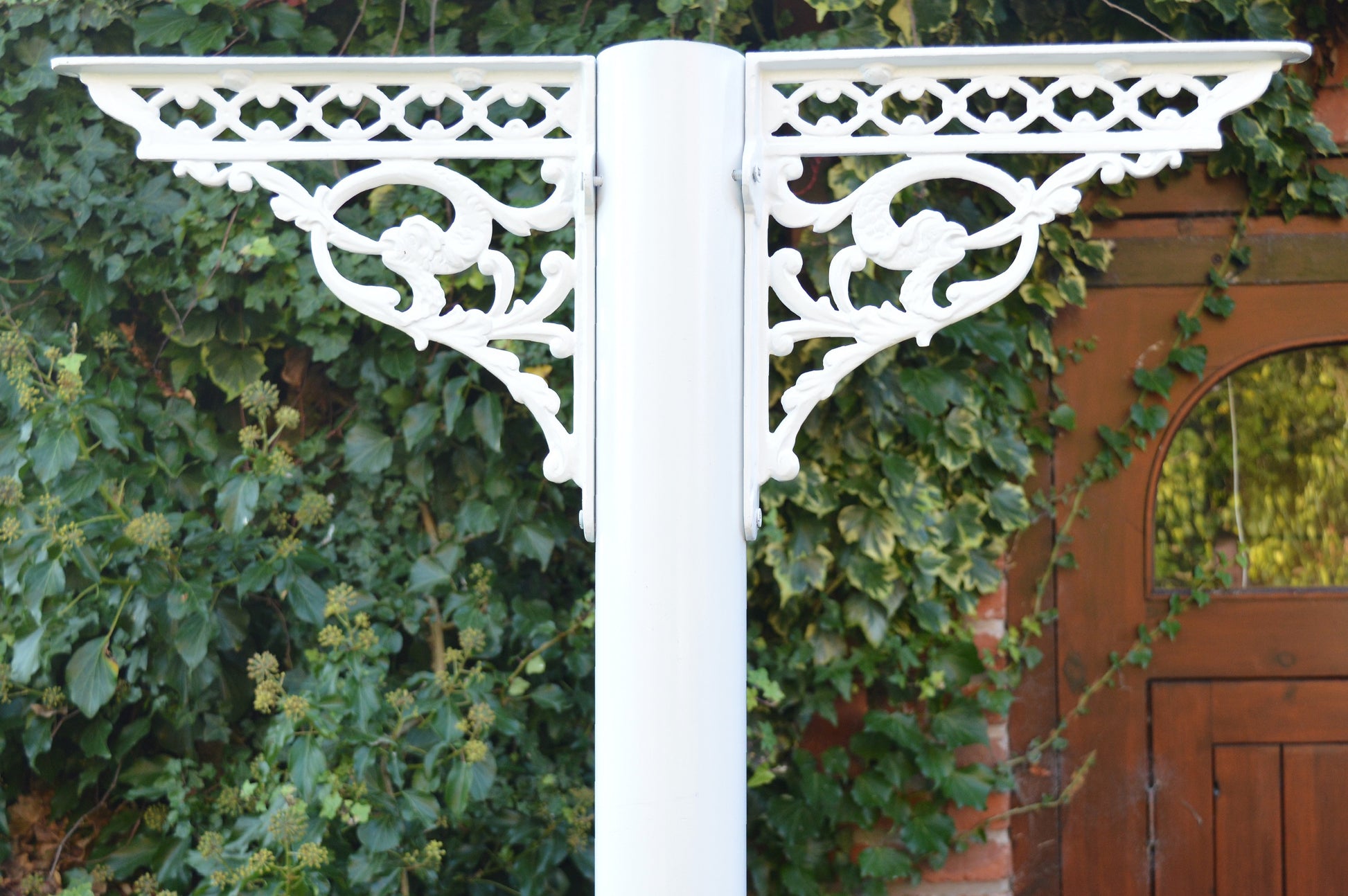 White Veranda Support Brackets
