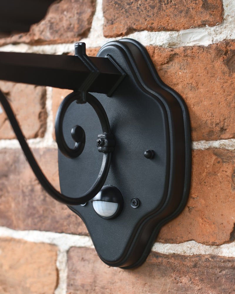 View of the PIR sensor wall backplate 