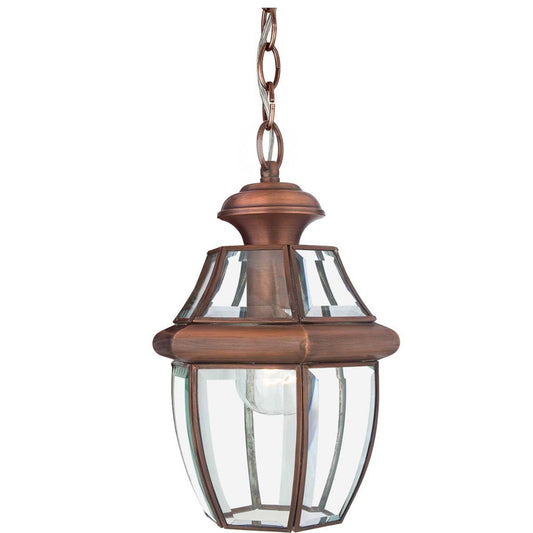 'Wingfield' Medium Traditional Copper Chain Hanging Lantern