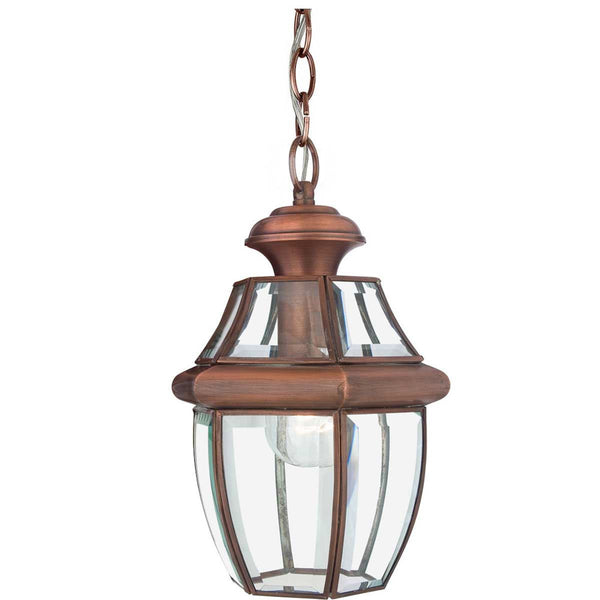 'Wingfield' Medium Traditional Copper Chain Hanging Lantern