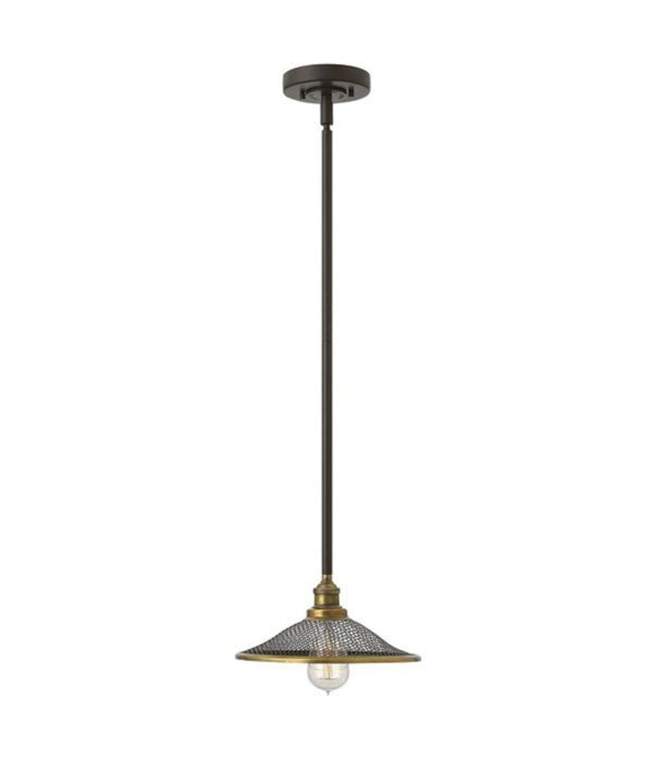 'Wormsley' Industrial Mesh Pendant Light