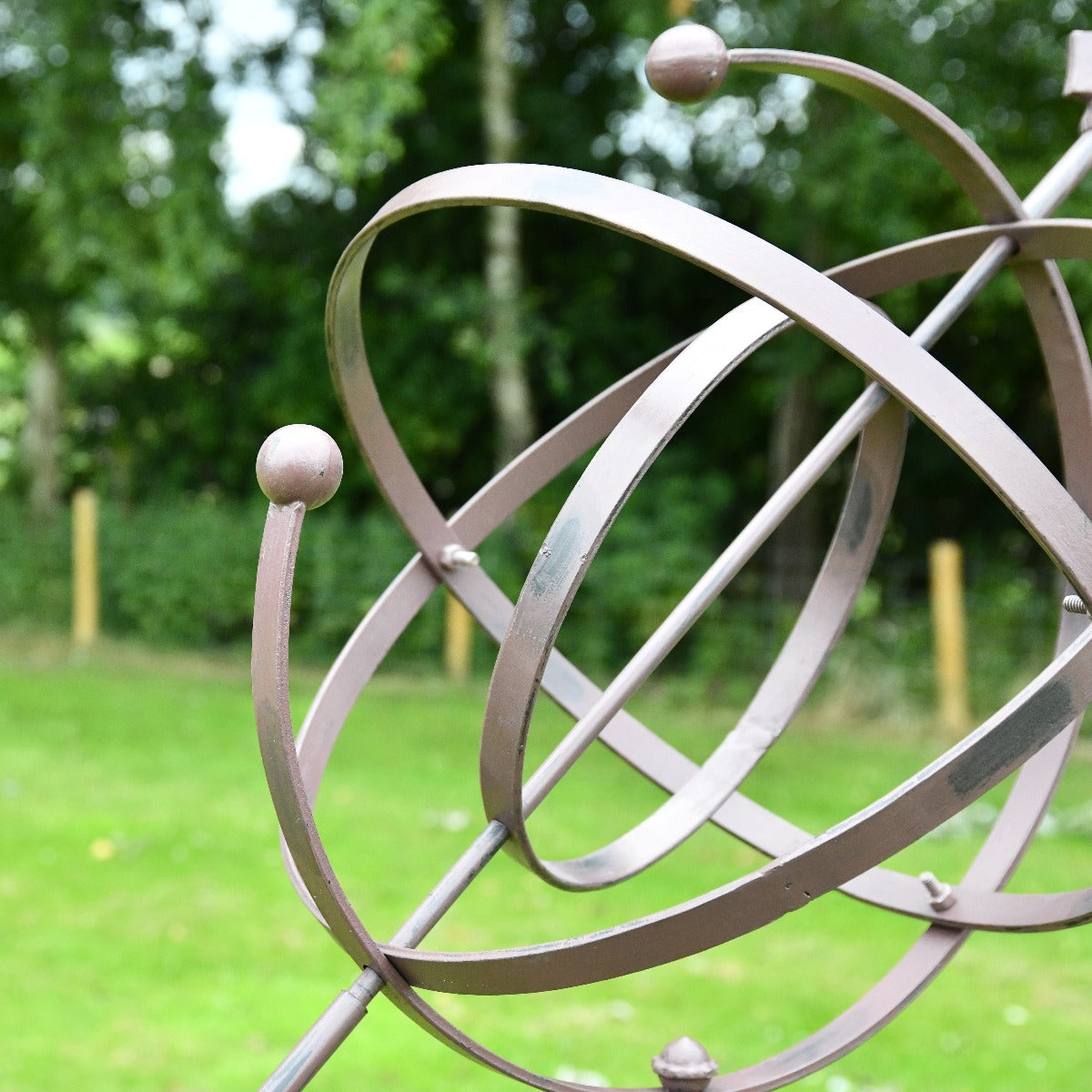 Wrought Iron Armillary Sphere Bands