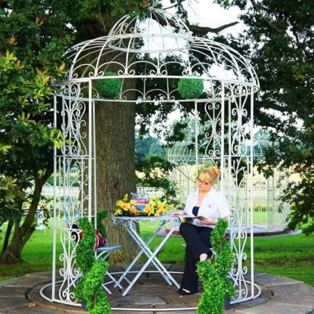Life size scale of the 'Wycombe' Bird Caged Inspired Gazebo 