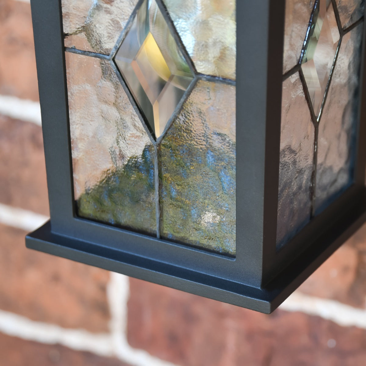Close-Up of Traditional Design on Exterior Wall Light