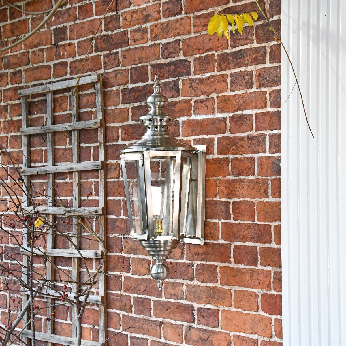 York Wall Light In Antique Silver