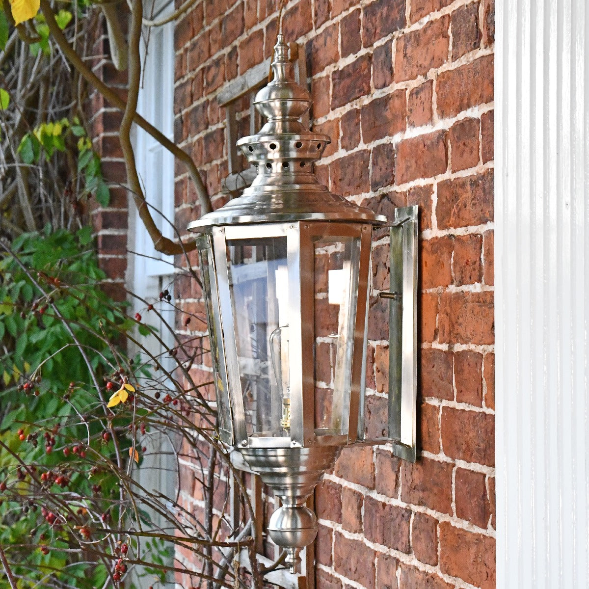 York Wall Light In Antique Silver