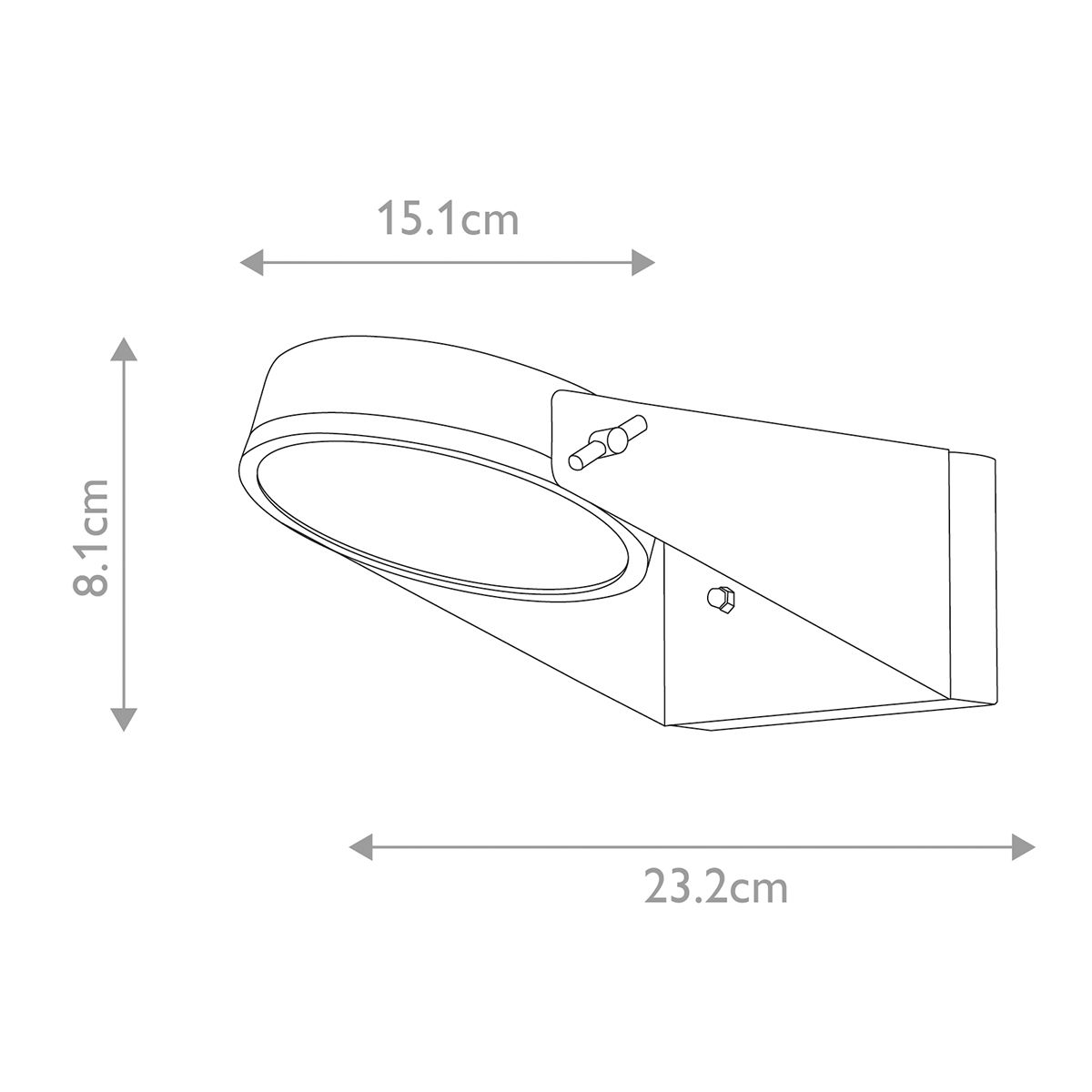 emile wall light sizes