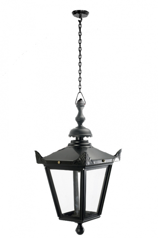 Black Victorian Hanging Lantern, Hanging Lantern Style Outdoor Lights