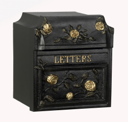 Cast iron period letter box
