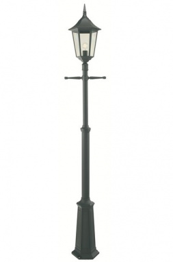 "The Wynstone" Black Classic 6-Sided Hexagonal Garden Lamp Post