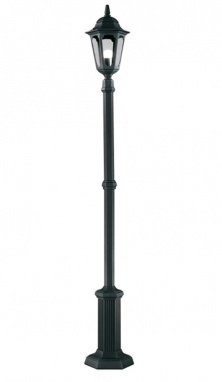 "The Ilfracombe" Black Miniature 1.8m Period Garden Lamp Post