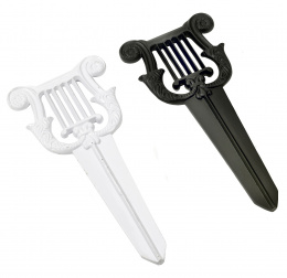 Black or White Iron Spiked Boot Cleaner
