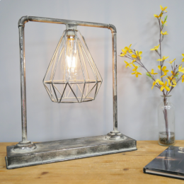 Industrial Pipe Design Suspended Table Lamp
