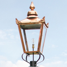 87cm Copper Victorian Lantern