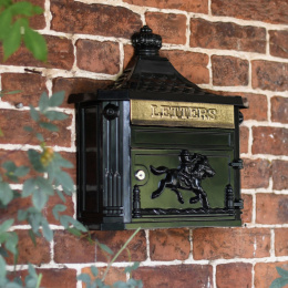 Black Huntley Post Box 