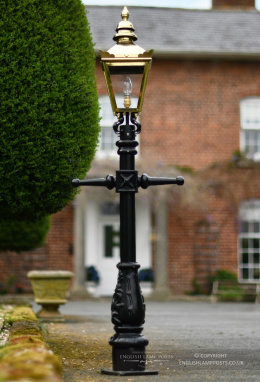 Brass Miniature Victorian Lamp Post Set 1.5m