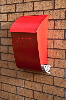 The Brixton Wall Mounted Post Box and Letter Holder