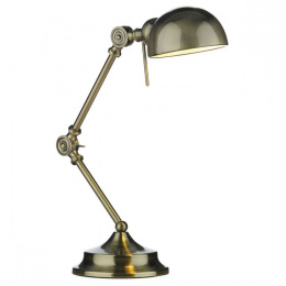 Retro Antique Brass Finish Articulating Desk Lamp