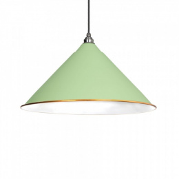 Sage Green Conical-Shaped Hanging Pendant Light