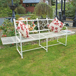 Florence cream folding bench