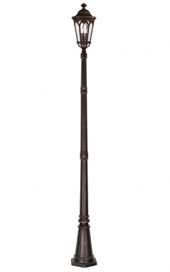 Dark Bronze Gothic Lamp Post Set
