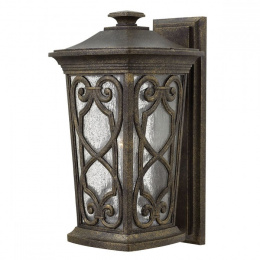 "The Westwick" Large Gothic Bronze Flush Wall Light