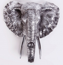 Wall mounted elephant head for themed bar