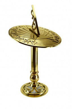 Traditional Brass Sundial and Plinth Set