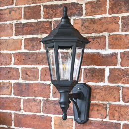 Black Bellvue Reversible Outdoor Wall Lantern