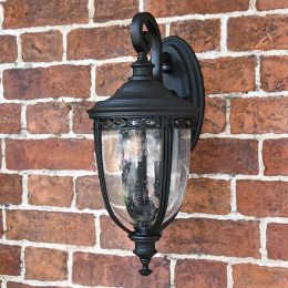 "The Chelford" Black Top Fix Traditional Wall Light