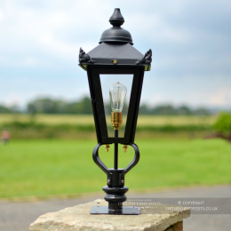 Victorian Pillar Light and Lantern Set 71cm