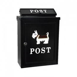 Wall Mounted Post Box with a Westie Dog Design