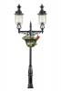  Victorian Double Head Belgravia Lamp Post 4.1m with Flower Basket