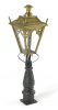 Brass Gothic Mini Victorian Lamp post set