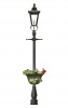 Victorian Garden Lamp Post With Circular Planter