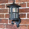 Classic Black Bottom Fix Cylindrical Porch Light