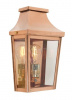 Copper Flush Fitting Victorian Wall Lantern