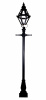 3.4m Deluxe "Craven" Black Victorian Lamp Post