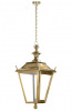 Antique Brass Hanging Dorchester Lantern On Chain