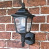 "Hoddlesden" Traditional Black Wall Lantern