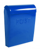 Royal Blue Modern Wall Mounted Post Box