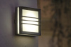 Squared Flush Fitting Contemporary Wall Light