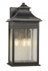 "The Broughton" Flush Wall Mounted Lantern With Rain Glass