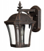 "The Whitsome" Rustic Bronze Standard Wall Lantern